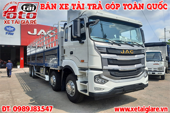 Xe Tải JAC A5 4 Chân 17T99 Nhập Khẩu 2022 Thùng 9M7 | Xe Tải JAC 18 Tấn 4 Chân Nhập Khẩu